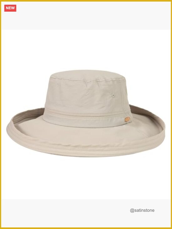 UPF 50+ Cooling Sun Hat Ponytail Hole Wide Brim Water Resistant Packable Hiking main image 4